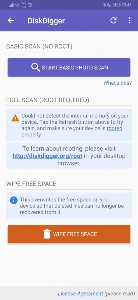 Android DiskDigger fotografias recuperar smartphone